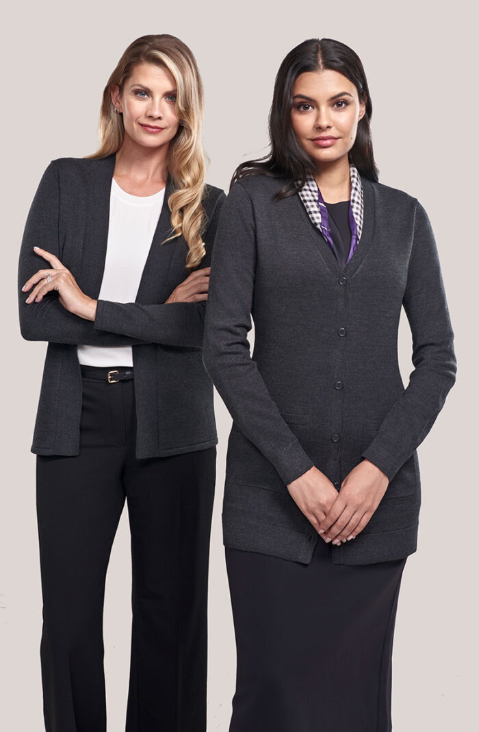 Ladies Open Front Cardigan - 4309