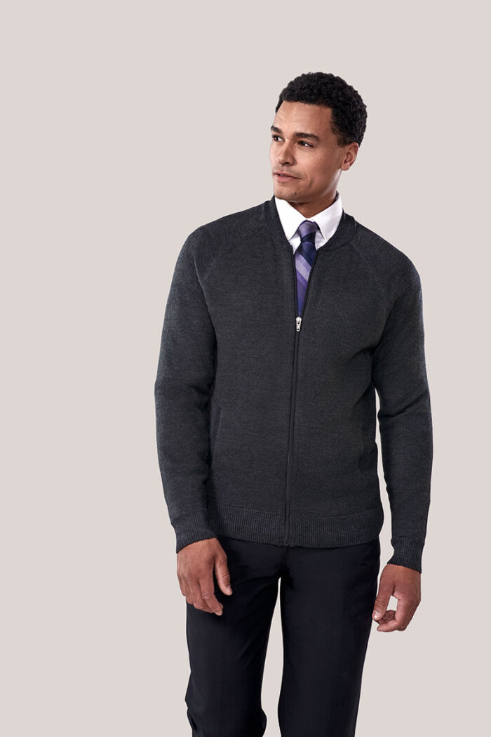 Men’s Full Zip Bomber with Pockets - 4409