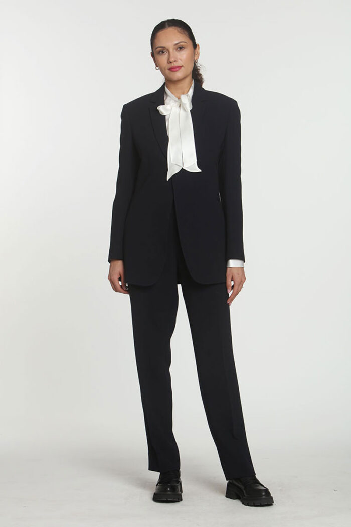 Navy One Button Suit
