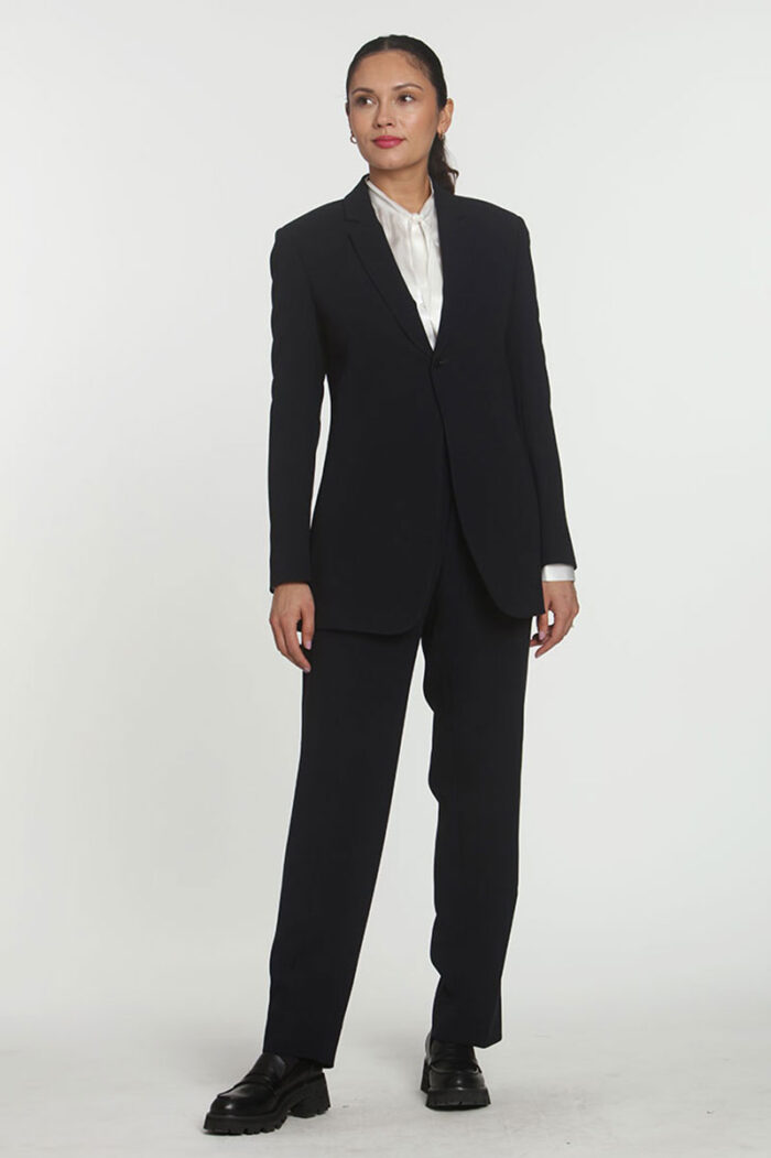 Navy One Button Suit - Image 4