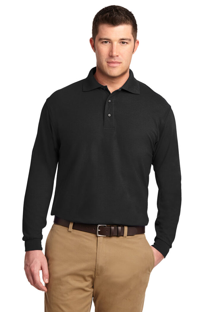 Port Authority® Silk Touch™ Polo K500LS – Long sleeve - Image 5