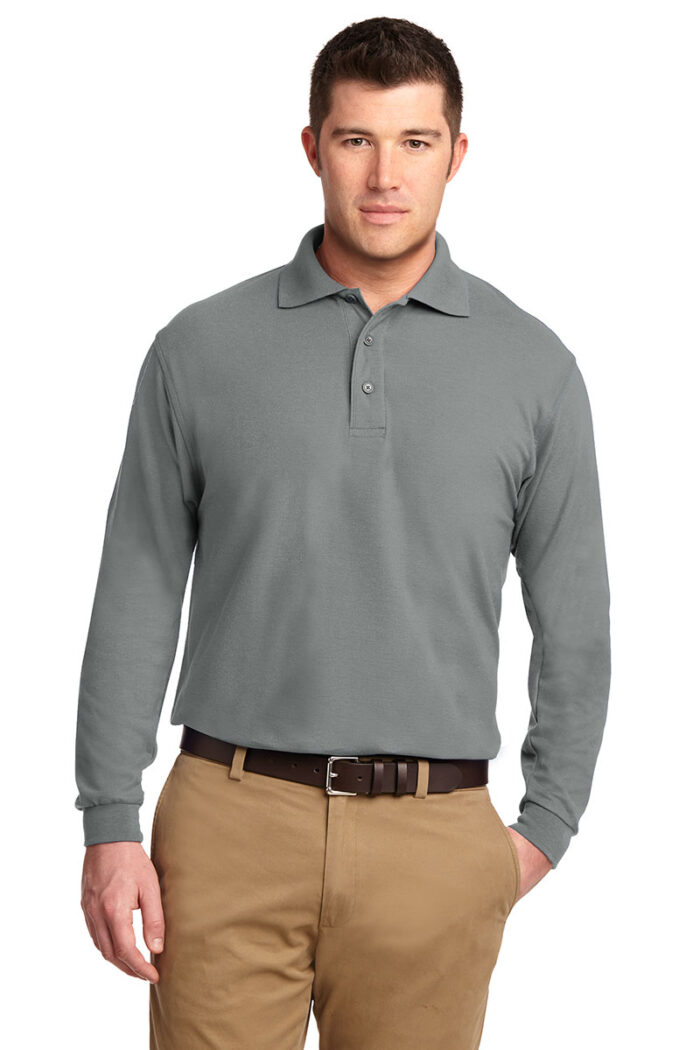 Port Authority® Silk Touch™ Polo K500LS – Long sleeve - Image 4