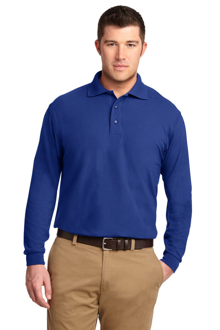 Port Authority® Silk Touch™ Polo K500LS – Long sleeve