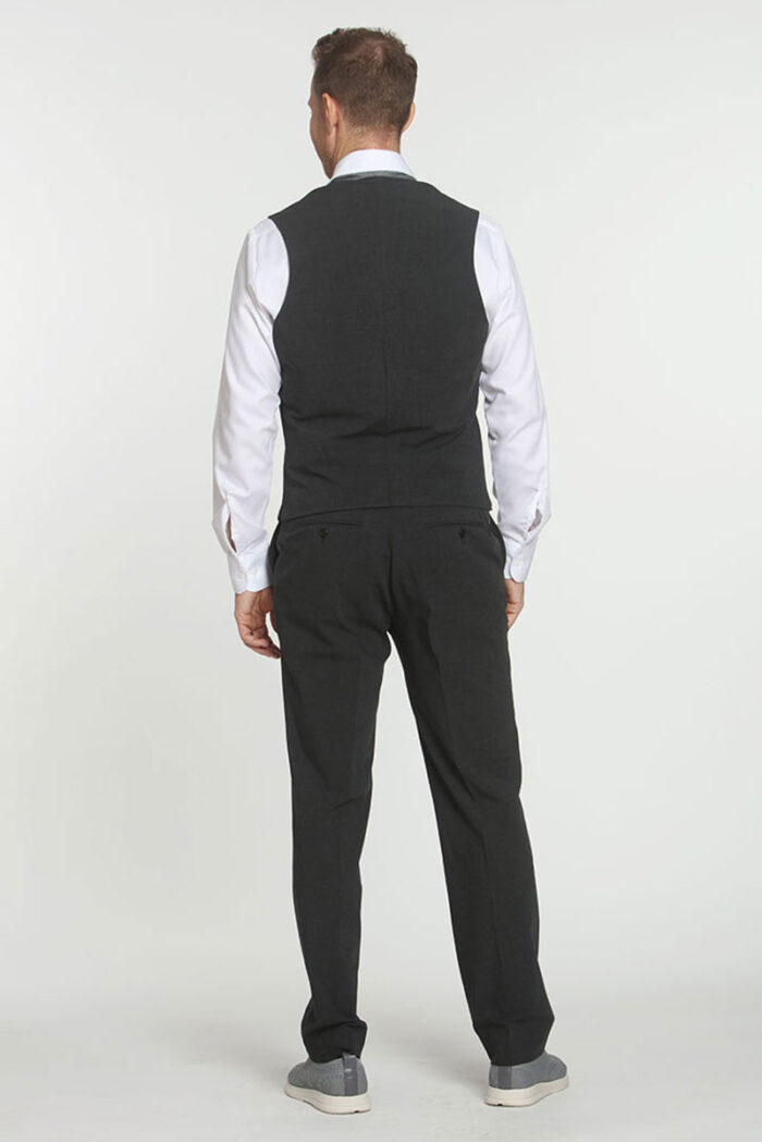 Grey Plaid 4 Vest - Image 6