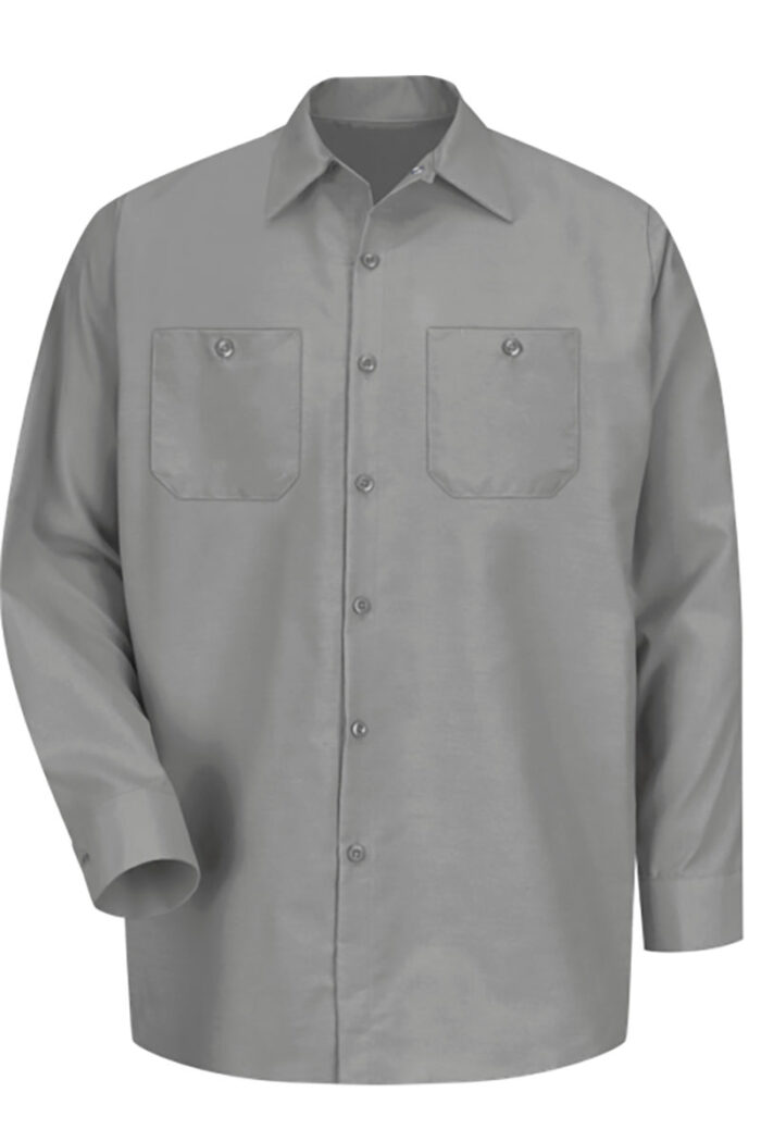 Industrial Solid Work Shirt - Long sleeve - SP14 - Image 8