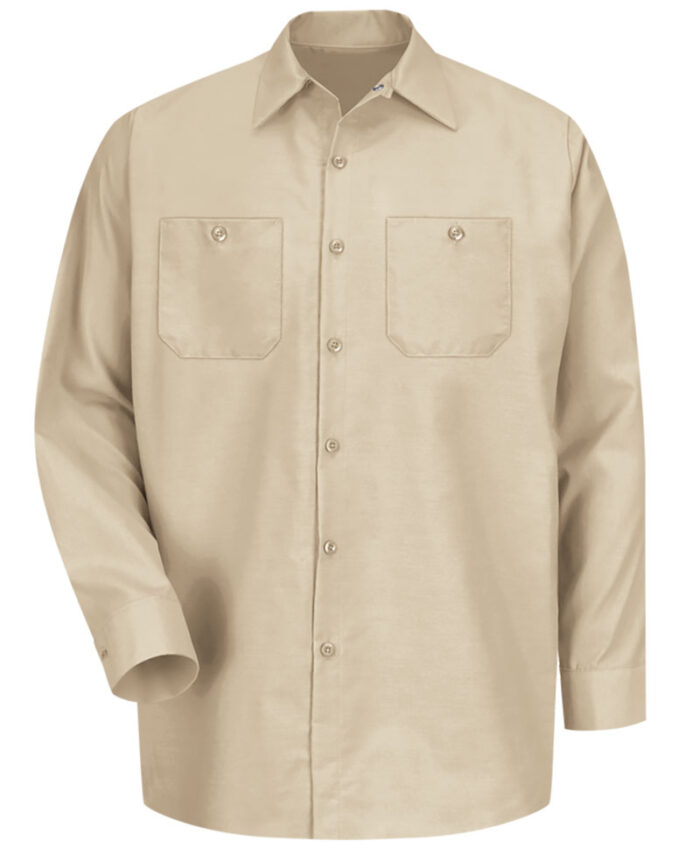 Industrial Solid Work Shirt - Long sleeve - SP14 - Image 4
