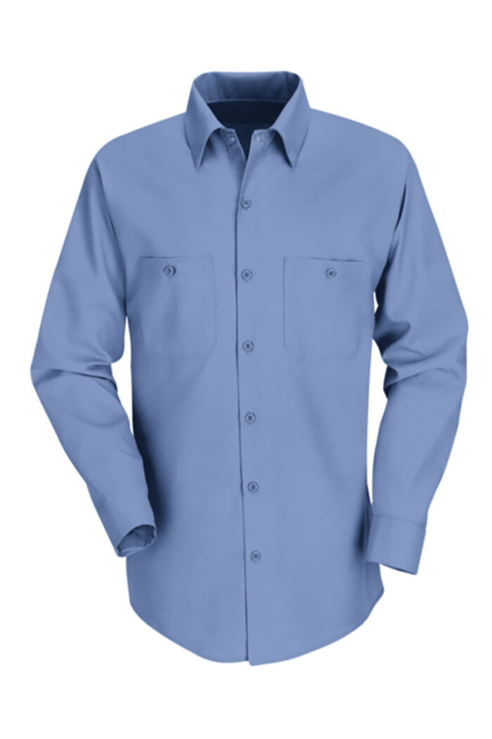 Industrial Solid Work Shirt - Long sleeve - SP14 - Image 3