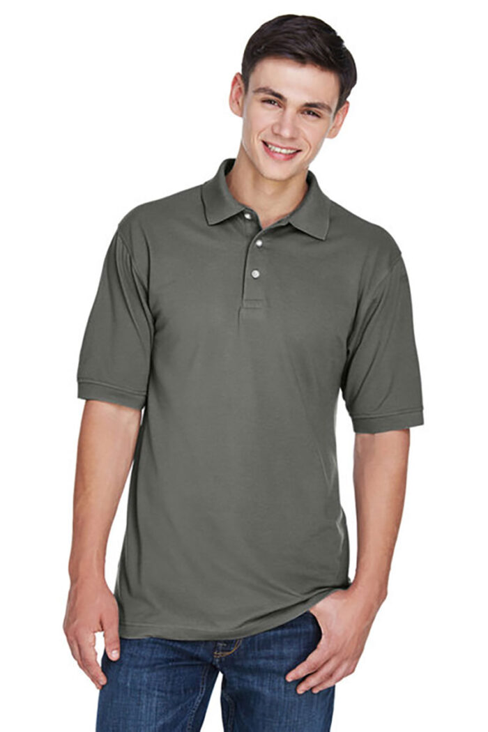 Harriton Men's Easy Blend™ Polo M265 – Short sleeve - Image 2