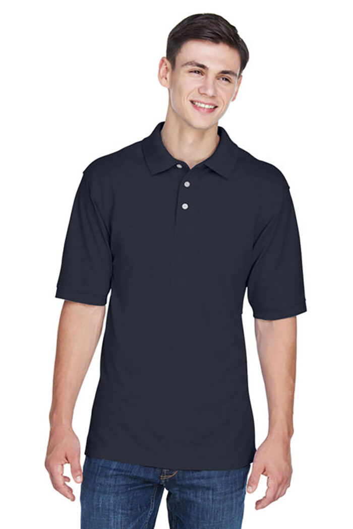 Harriton Men's Easy Blend™ Polo M265 – Short sleeve - Image 4